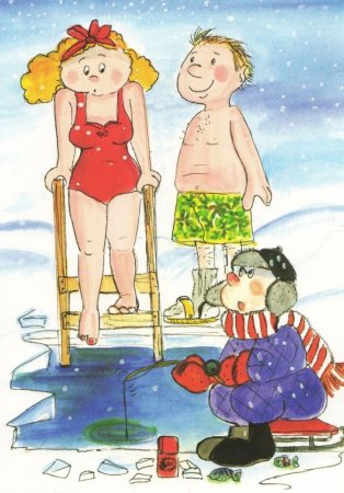 Зимнее закаливание детей