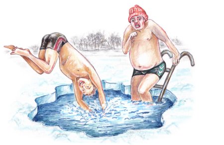 Рисунок на тему закаляйся