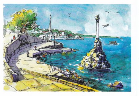 Малая земля Новороссийск рисунок