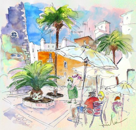 Travel скетчинг Испания