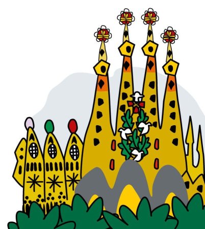 Антонио Гауди вектор