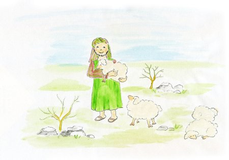 Пастораль рисунок для детей