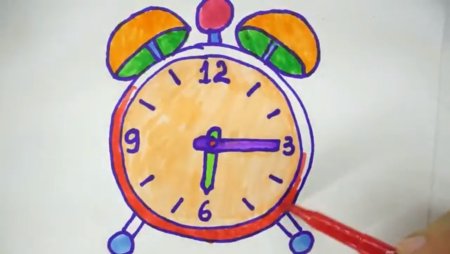 Часы для рисования