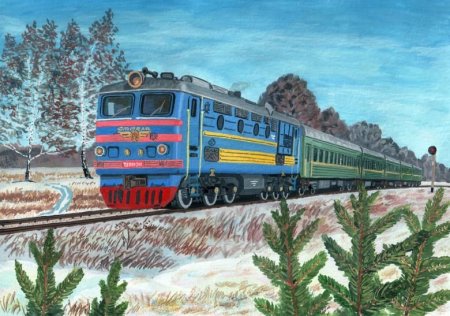 Пожарный тепловоз