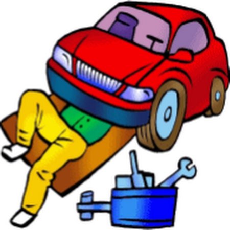 Инструменты и детали в машину