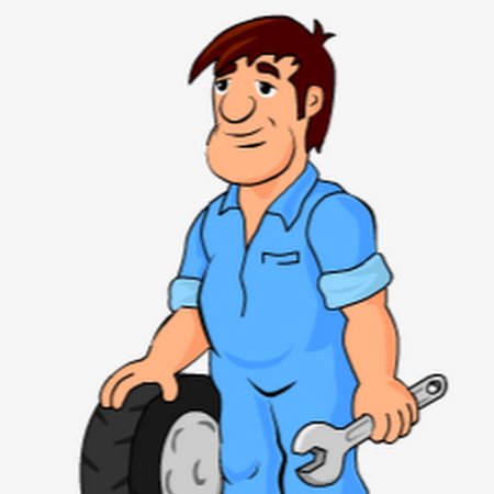 Автомеханик раскраска