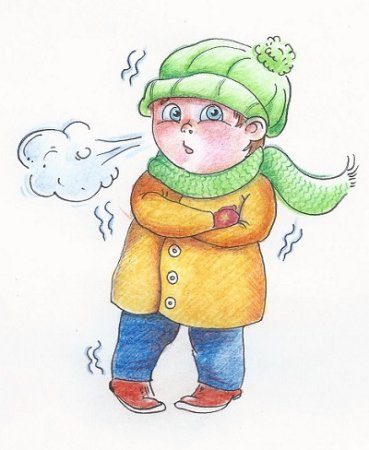 Холод иллюстрация