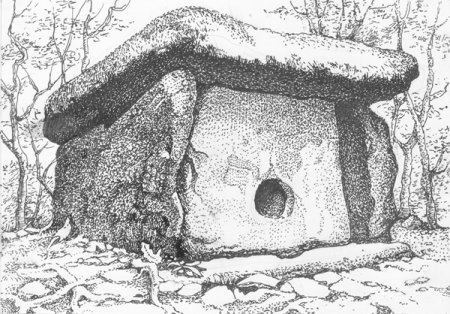 Зарисовка дольмена