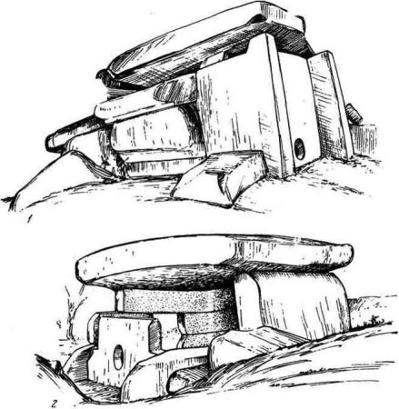 Дольмены чб