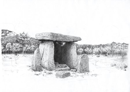 Дольмены Геленджик рисунок