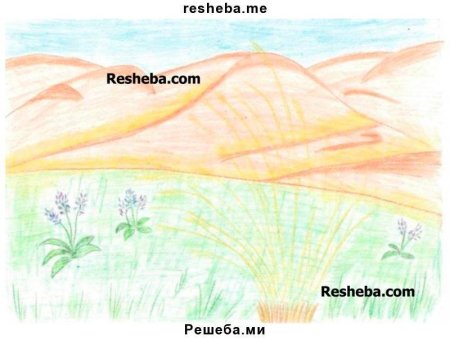 Рисунок на тему зона степей
