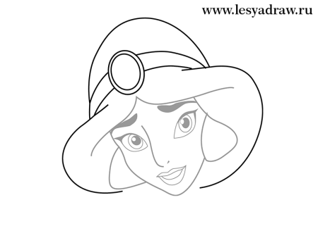 Жасмин Дисней рисунок