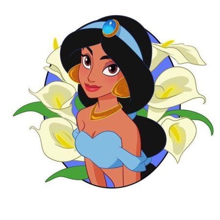 Диснеевские принцессы раскраски Жасмин