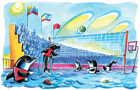 Дельфинарий рисунки детей