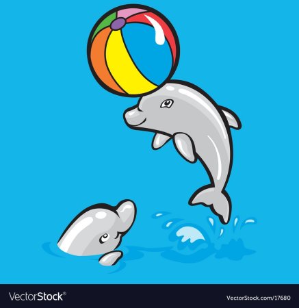 Дельфинарий рисунок детский