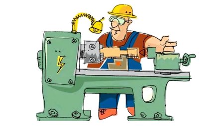 Токарь мультяшный