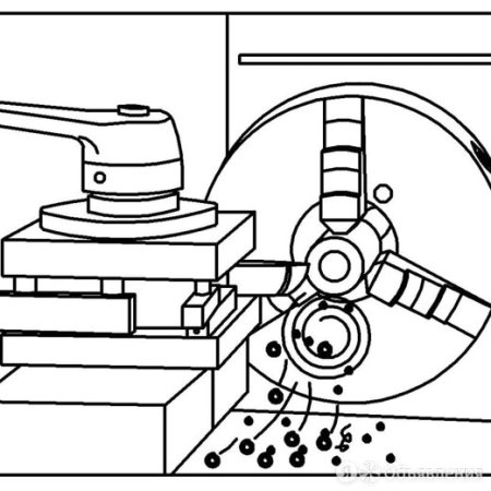 Токарь рисунок