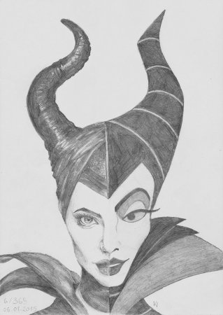 Малефисента рисунок