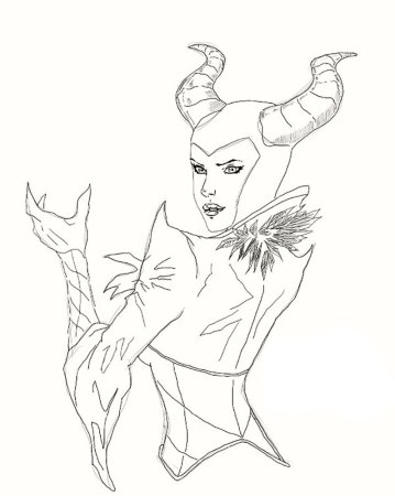 Малефисента маркерами