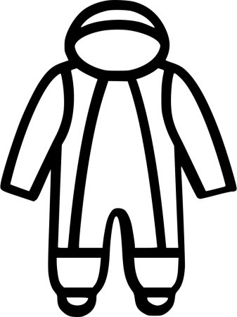 Нарисованный комбинезон детский