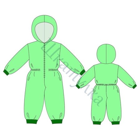 Комбинезон детский демисезонный выкройка
