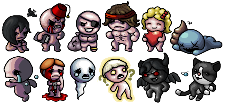 Айзек игра персонажи