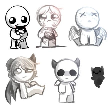 The Binding of Isaac рисунки