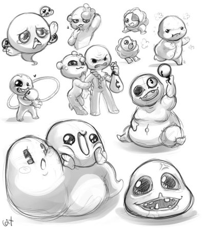 The Binding of Isaac Keeper Art