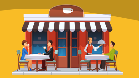 Мультяшное кафе