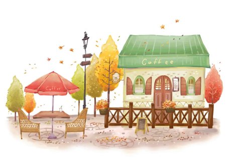 Школьная столовая мультяшная