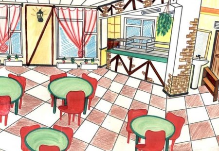 Ресторан мультяшный