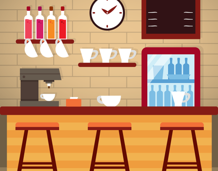 Нарисовать кафе снаружи