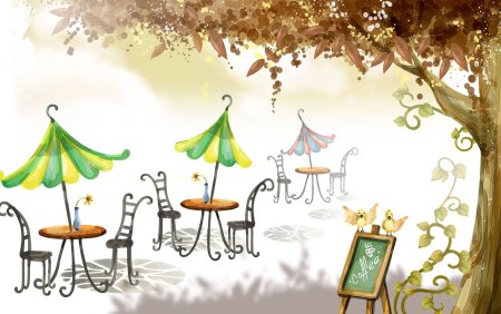 Ресторан здание мультяшный