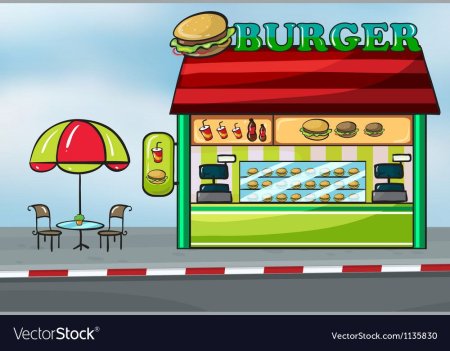 Школьная столовая мультяшная