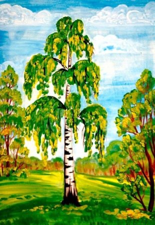 Сказочная береза