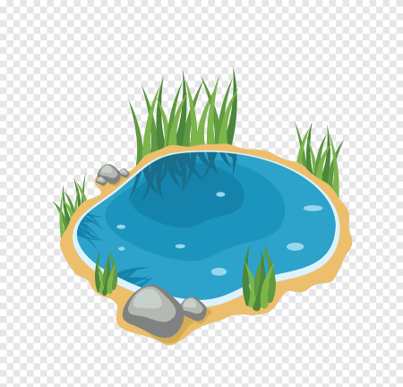 Озеро мультяшное