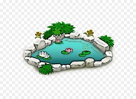 Нарисовать пруд