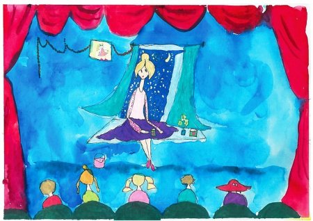 Рисование для детей театр