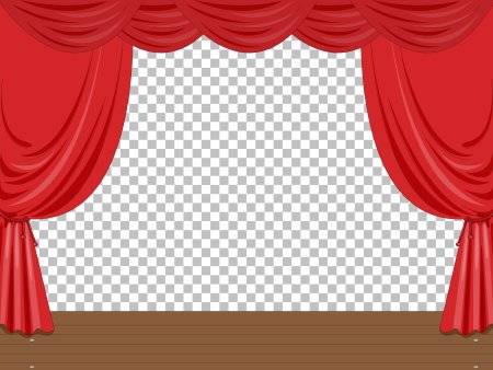 Сцена кулисы рисовать