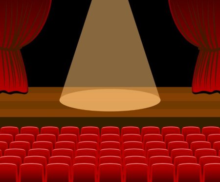 Сцена мультяшная