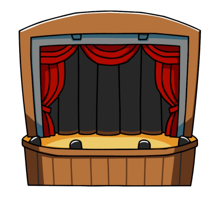 Сцена театра вектор