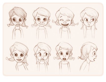 Скетч персонажи дети