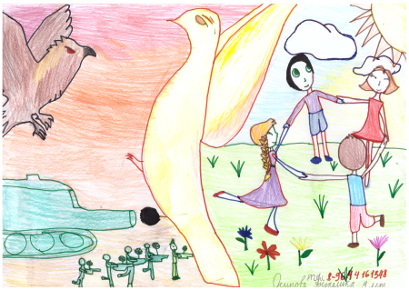 Детские рисунки нет войне