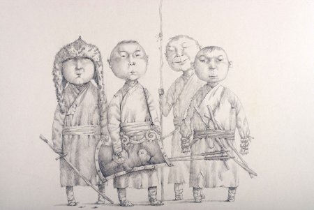 Зорикто Доржиев Графика