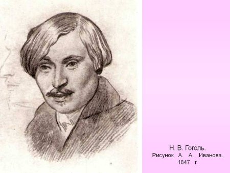 Зарисовки Гоголя