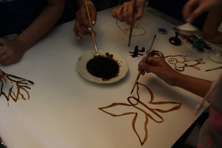 Рисование кофе мастер класс для детей