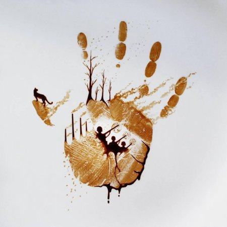 Кофейная живопись для детей