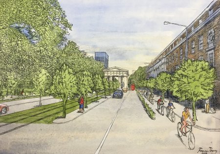 Нарисовать бульвар