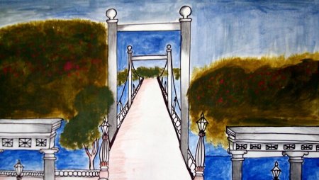 Достопримечательности Оренбурга рисунок