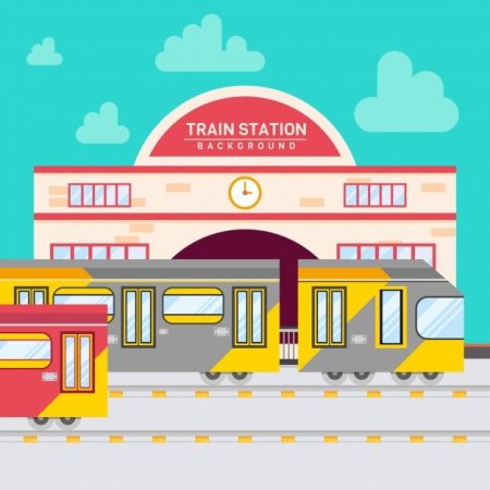 Вокзал мультяшный